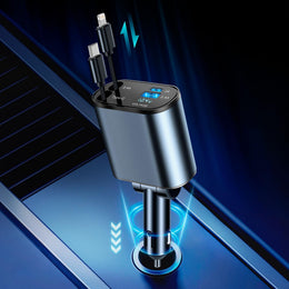 Voltière Starlight 4-in-1 Retractable Car Charger
