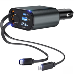 Voltière Starlight 4-in-1 Retractable Car Charger